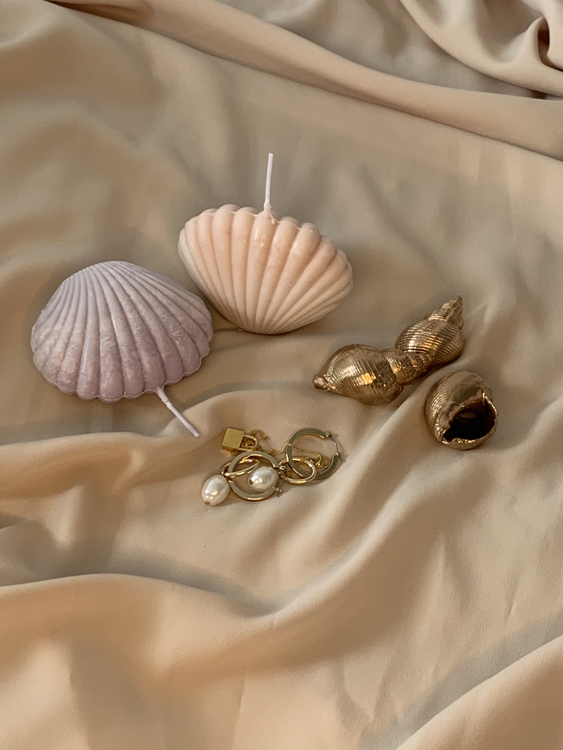 Bougies Coquillage - Seashell Candle , Soy Wax Candle, Home Decor