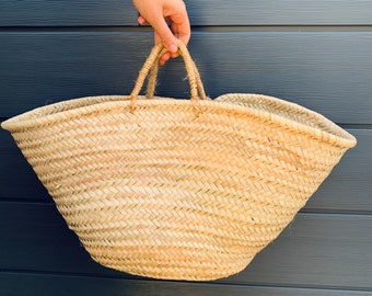 Sac paille - Panier fait main, Beach bag - Handbag Alternative to plastic