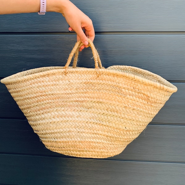 Sac paille - Panier fait main, Beach bag - Handbag Alternative to plastic