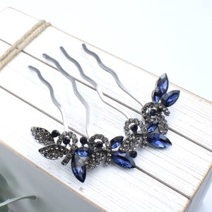 Metal Hair Comb, Crystal Hairpin, Metal Hair Pin, Bun Holder, 4 Prong Hair Fork, Rhinestone Hairpin, Flower Hair Stick, Hair Bun Pick