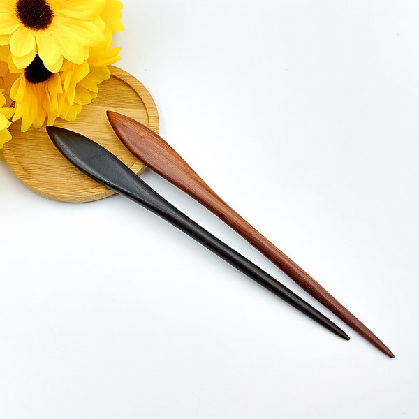 Wood Hair Stick, Wooden Hair Stick, Wooden Hair Fork, Handmade Natural Sandalwood, Hairpin for Thick Hair, Wood Hair Pin, Hair Chopstick