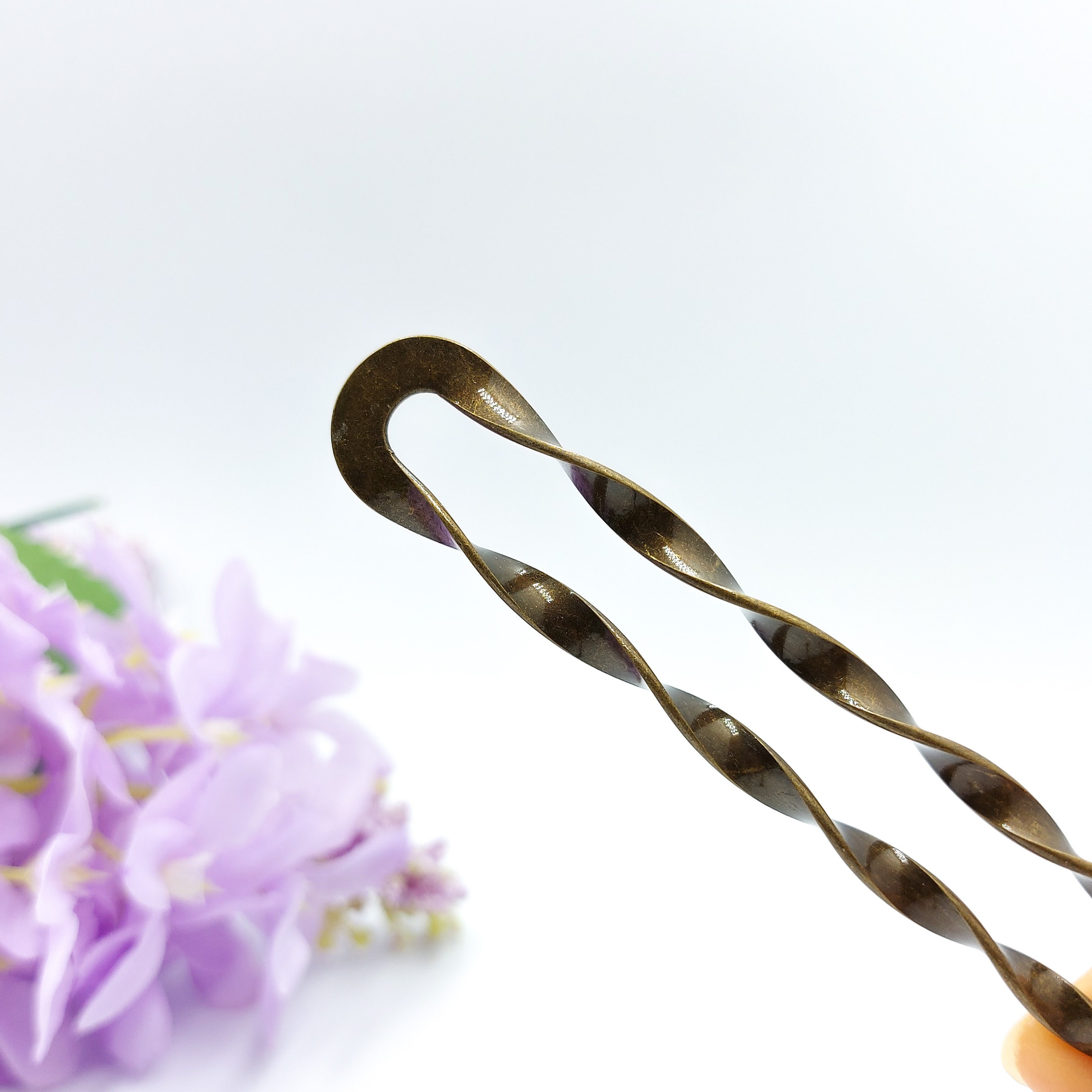 gold french hair pin gold french hair pin
