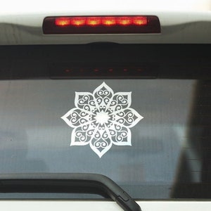 Mandala Vinyl Auto Aufkleber, Mandala Spiegel Aufkleber, Mandala Laptop Aufkleber, Mandala Tumblers Aufkleber.