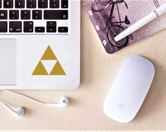 Triforce Vinyl Aufkleber: Zelda Auto-/Laptopsticker