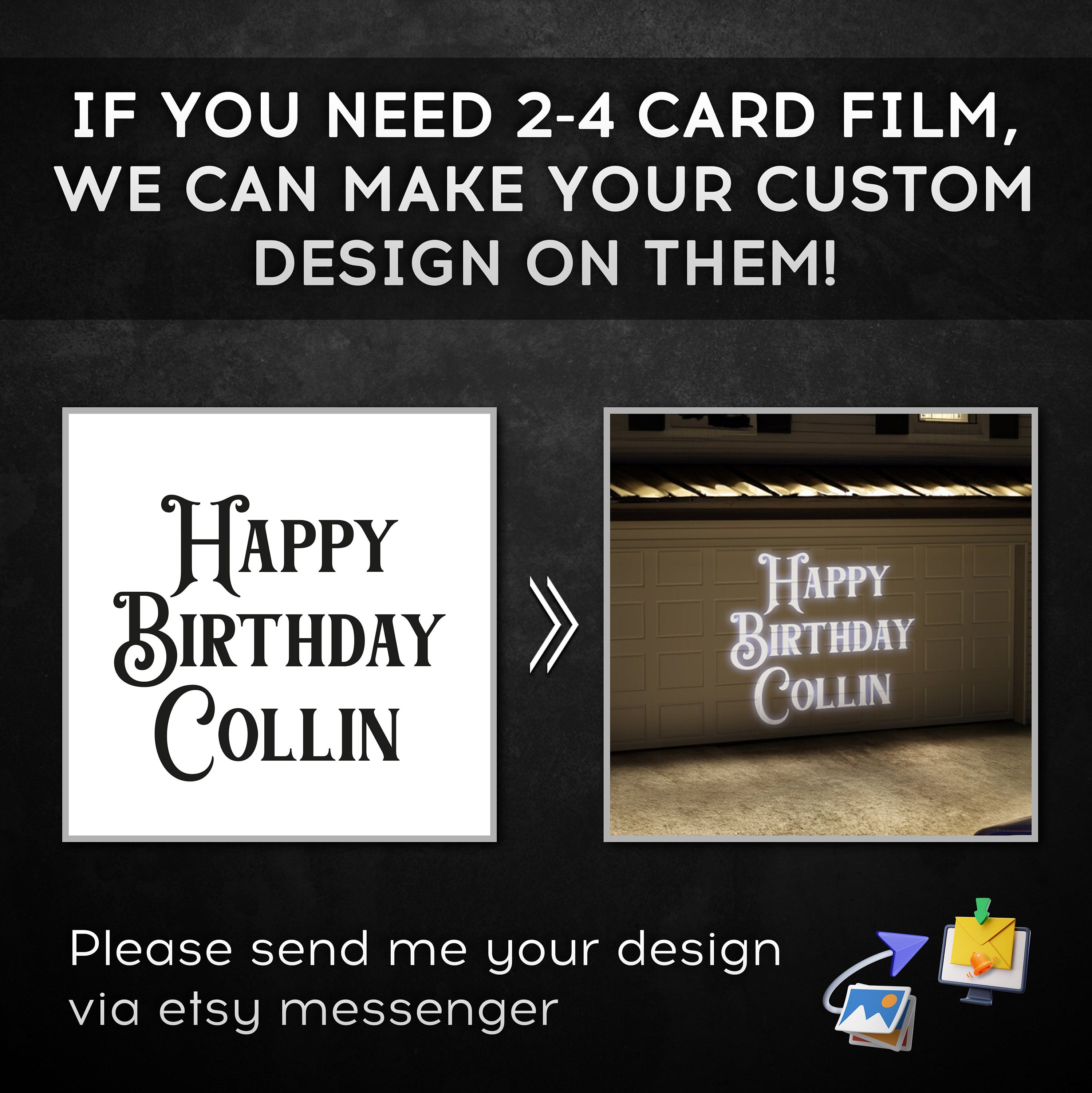 Happy Birthday Projector - Creative Party Decorations