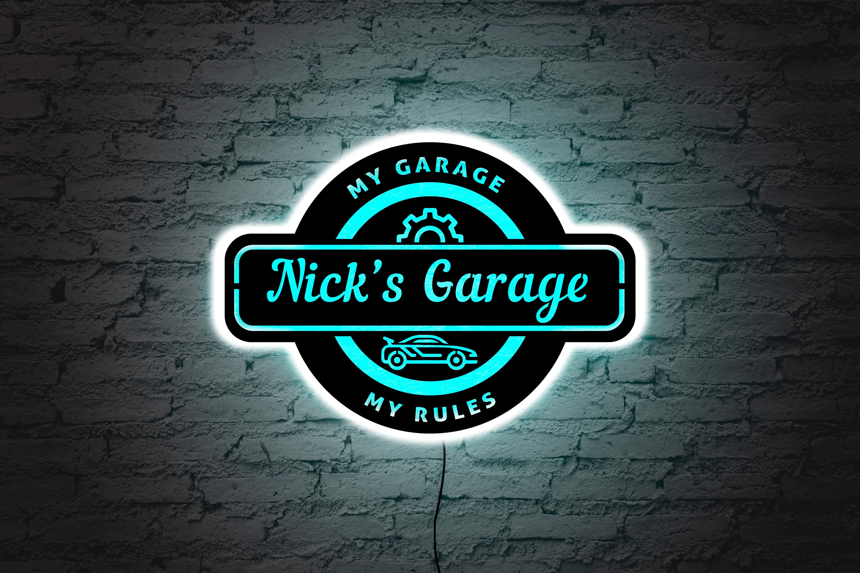 Custom Garage Neon Sign Garage Led Sign Garage Neon Light Etsy