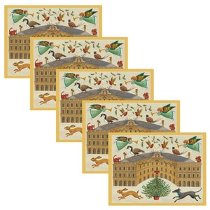 Bundle of 5 Crescent Advent Calendars | Folk Art | British Made | Traditional | Angels | Christmas | Venice
