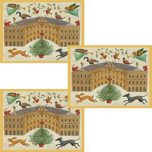 Bundle of 3 Crescent Advent Calendars | Folk Art | British Made | Traditional | Angels | Christmas