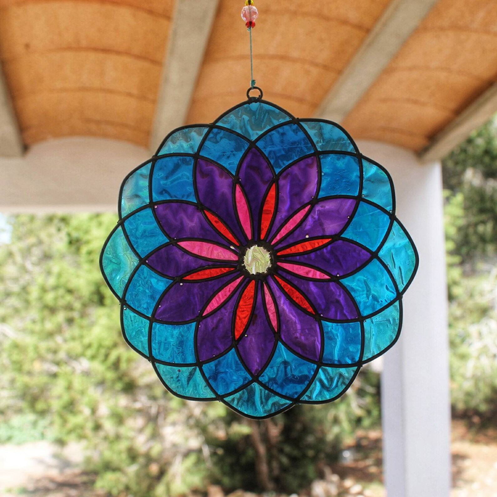 Mandala Suncatcher Mandala Sun Catcher Mandala Etsy