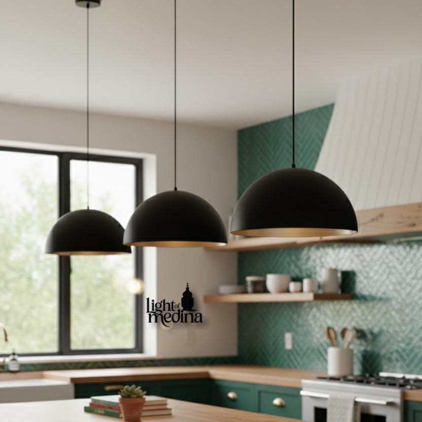 Black 3 pendant ceiling light - Etsy 日本