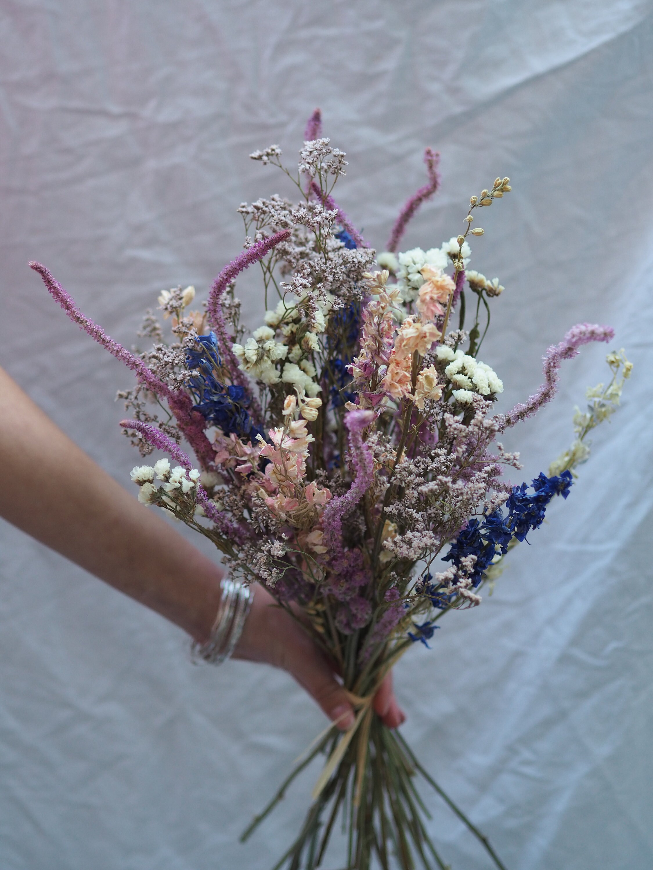 Bouquet de Fleurs Séchées Pastel