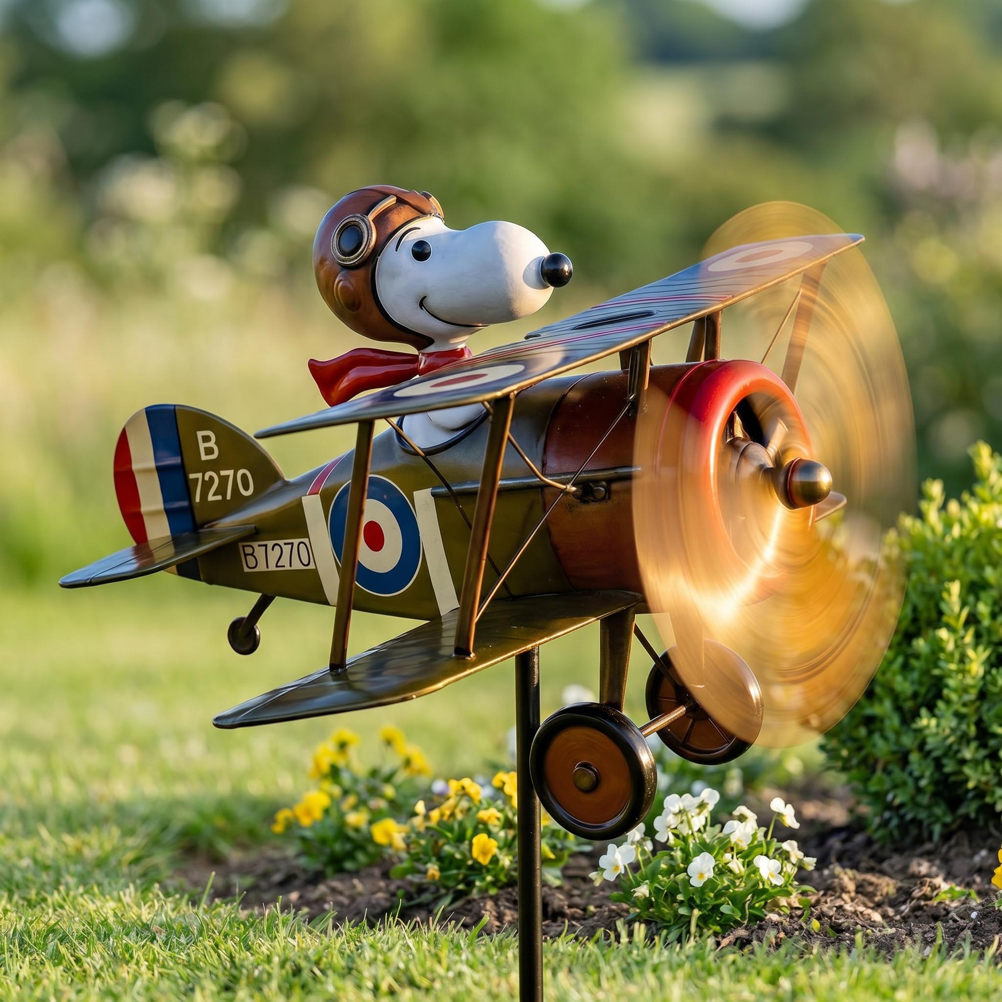 Snoopy Garden Spinner - Etsy