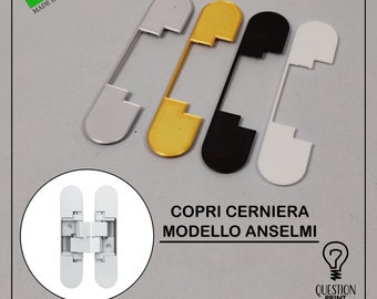 ANSELMI model hinge cover 110 x 61 mm colored door hinge cover