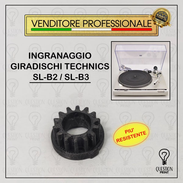 Engrenage moteur de remplacement pour platine vinyle TECHNICS SL-B2 / SL-B3