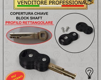 Key Shell Block Shaft Cover Head Replacement Rectangular Key