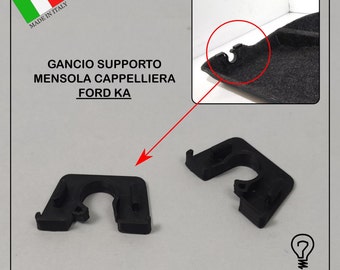 ford ka hook support clip HAT RACK SHELF LATCH trunk bonnet panel ka