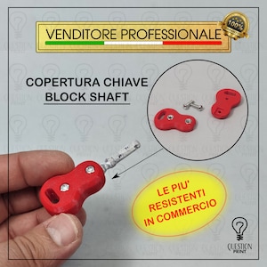 Block Shaft key cover replacement key head cover plastic key ring