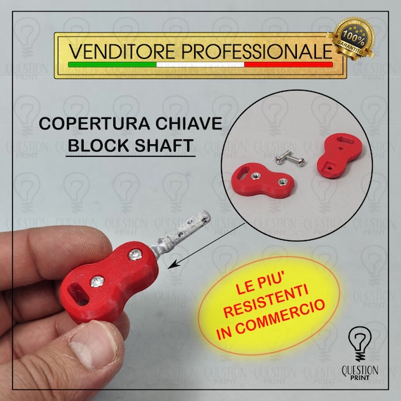Copri Chiave Universale Per Moto In Titanio Colore Blu | Custodia Testa Chiave In Lega Alluminio CNC | Fai-da-Te - 2