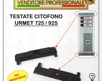 Replacement pair of heads for KOMBI URMET SERIES 725 925 intercom, spare intercom