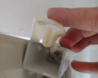 4x soportes para persianas venecianas para marcos de ventanas/ventanas (fijación sin agujeros)