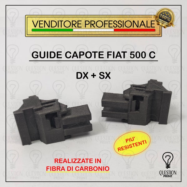 Guide de capot Fiat 500 pièces de rechange guide de toit Fiat 500 réparation de toit c