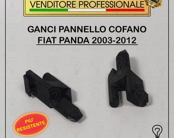 Support clip retainer roller parcel shelf trunk bonnet panel FIAT PANDA FROM 2003-2012