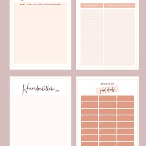 Ramadan Planner printable Instant Download PDF File Ramadan Journal ...