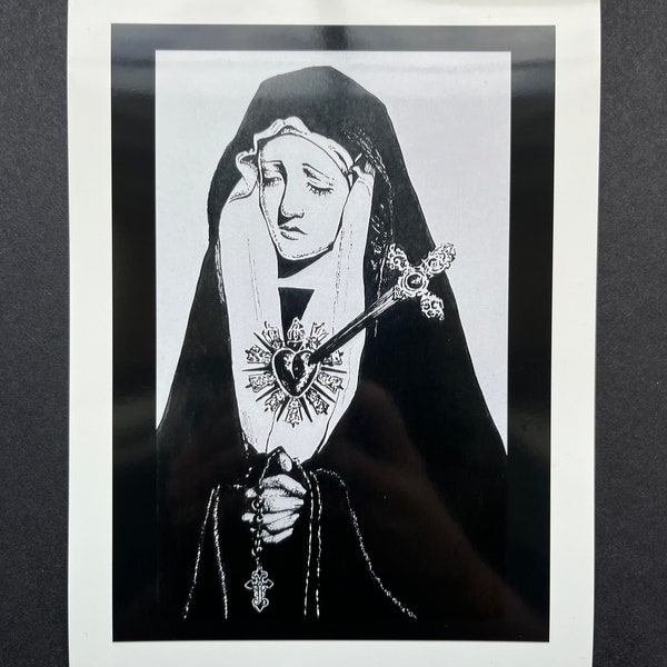 Our Lady of sorrows art print