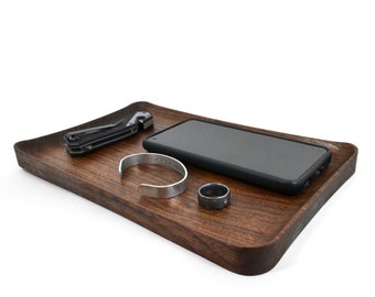 Walnut Valet Tray | 4 Sizes | Catchall | Decorative Tray