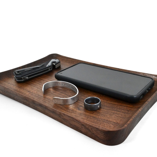 Walnut Valet Tray | 4 Sizes | Catchall | Decorative Tray