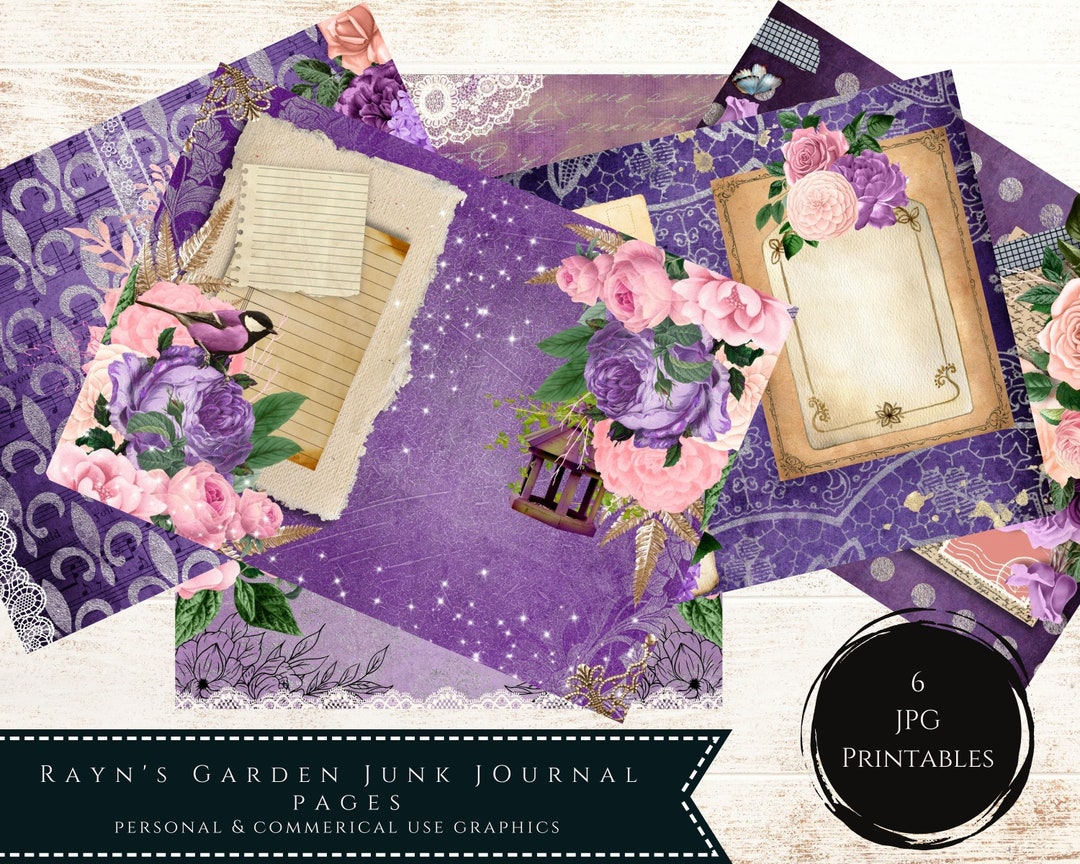 Junk Journal Printable, Printable Papers, Journal Pages, Vintage Junk ...