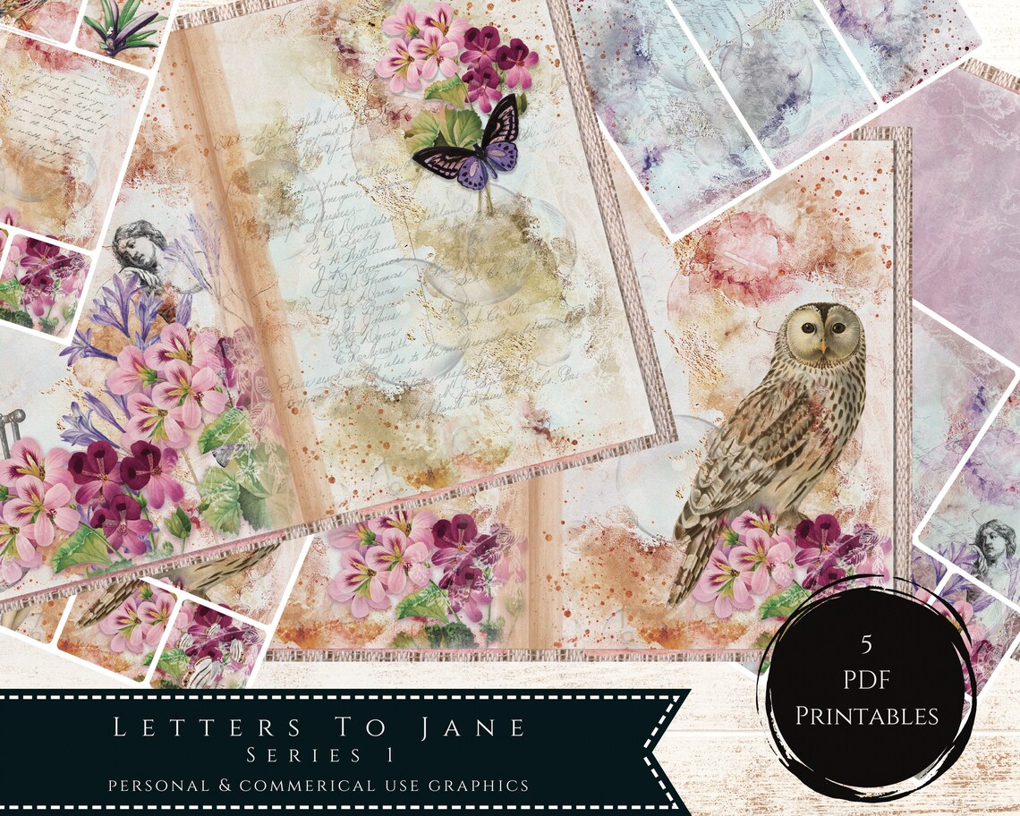 Junk Journal Printables Junk Journal Supplies Journal Pages - Etsy