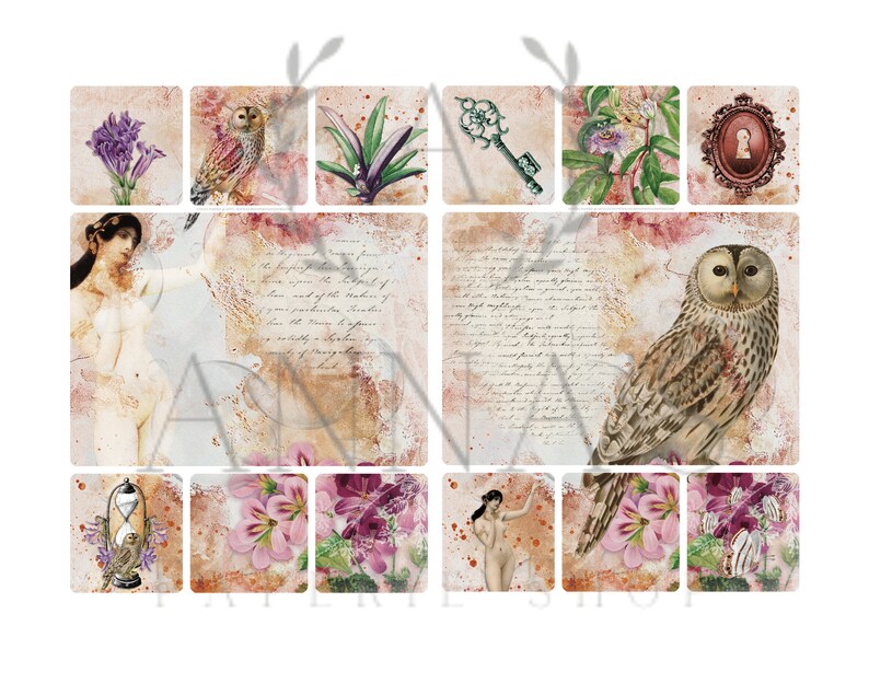 Junk Journal Printables Junk Journal Supplies Journal Pages - Etsy