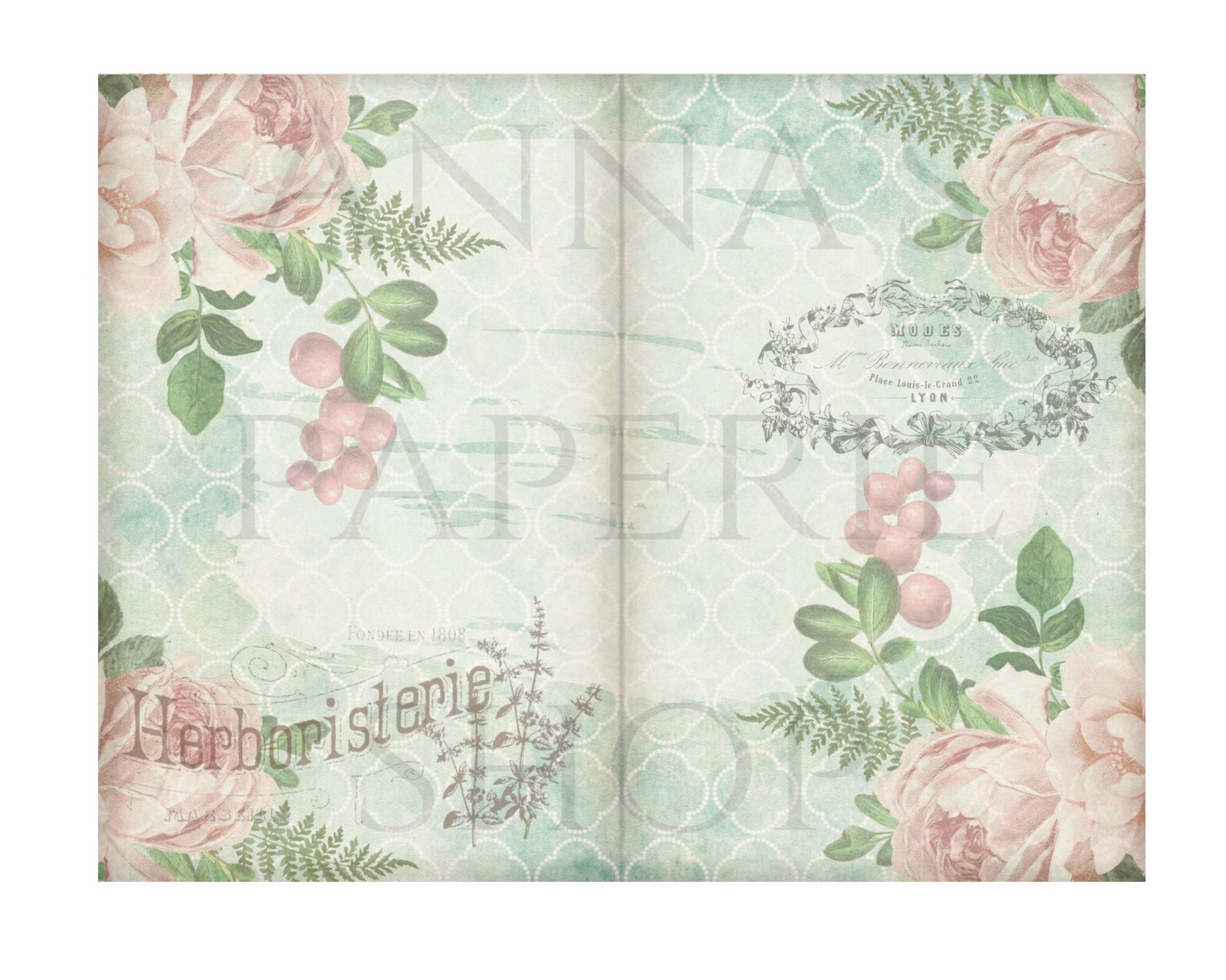 Junk Journal Printable, Printable Papers, Journal Pages, Vintage Junk