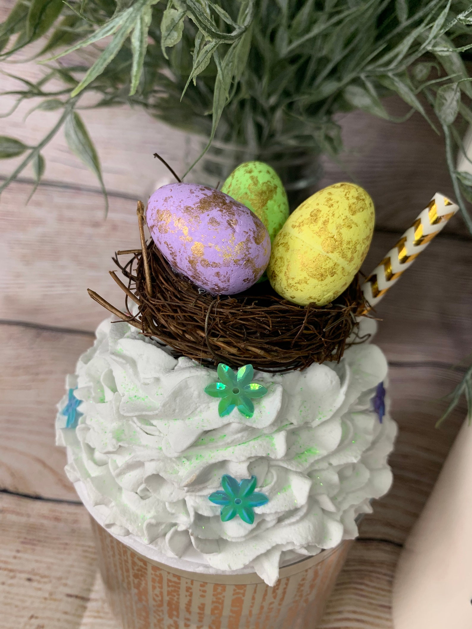 Easter Egg Mug Topper Etsy