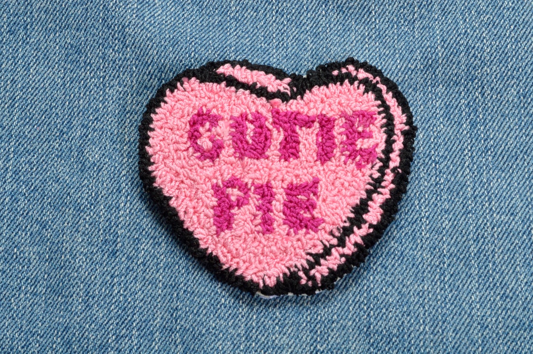 Cutie Pie Heart Valentine's Day Candy Pin Punch Needle