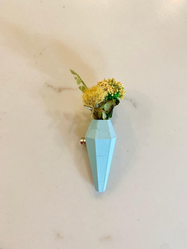 Geometric Boutonnière Holder Fun Flower Holder Etsy