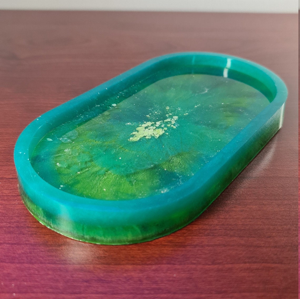 Handmade Resin Tray / Trinket Tray / Jewellery Tray / Desk Etsy
