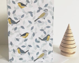 Birdsong Blank Card | Bird Greeting Card | Cute Illustration | Handmade|  Bird Card | Blank Card |