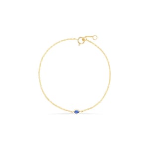 Gemstone Anklet - Birthstone Ankle Bracelet | Customized Anklet, Anklets For Women, Solid Gold Anklet, Personalized Anklet, 14K Gold Anklet