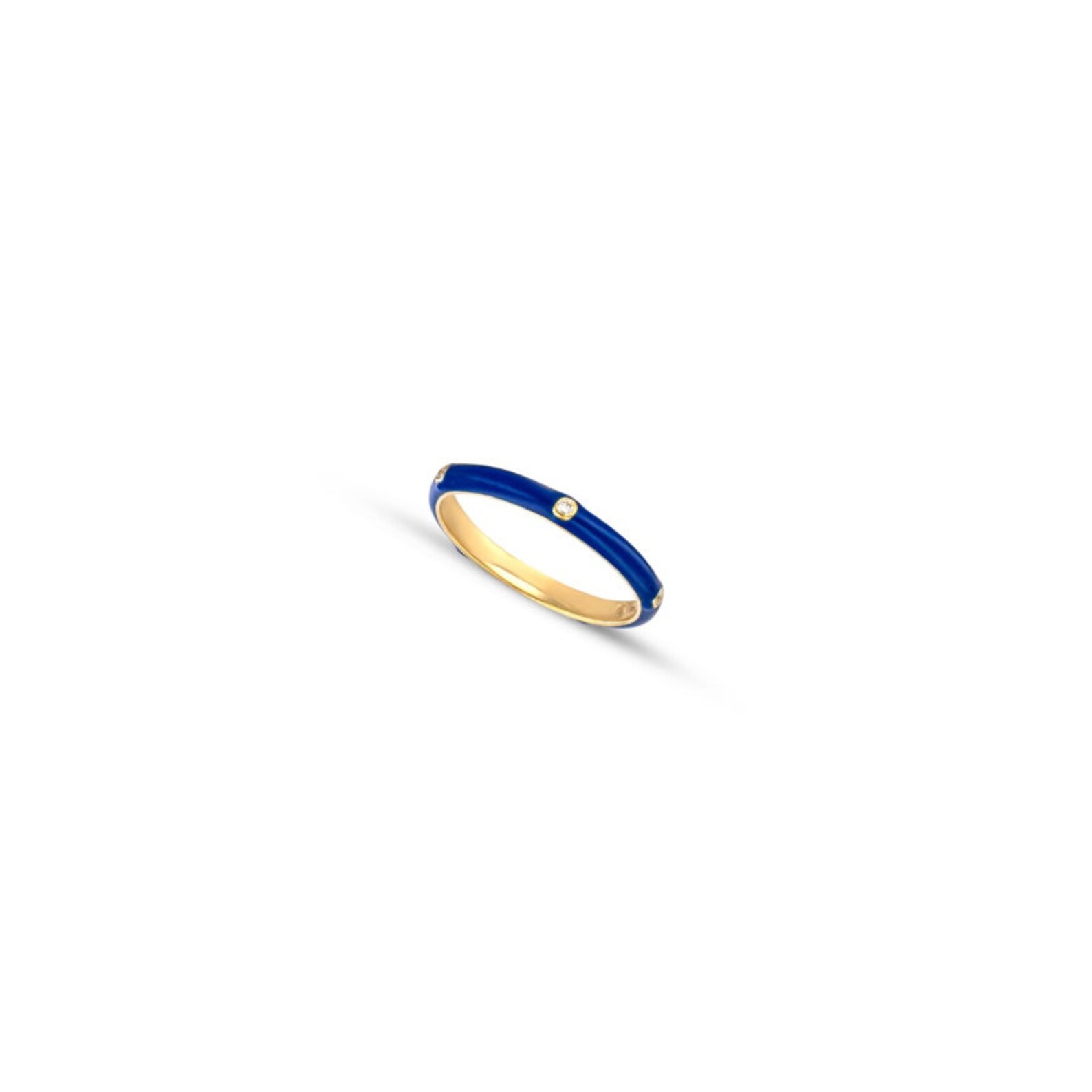 Enamel Finish Rings Enamel Rings | Stackable Enamel Rings | Enamel and Diamond | Enamel ...