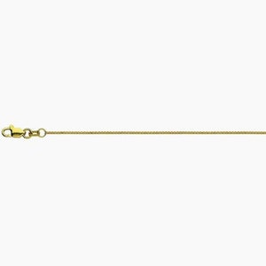 14K Gold Round Wheat Chain (Small)