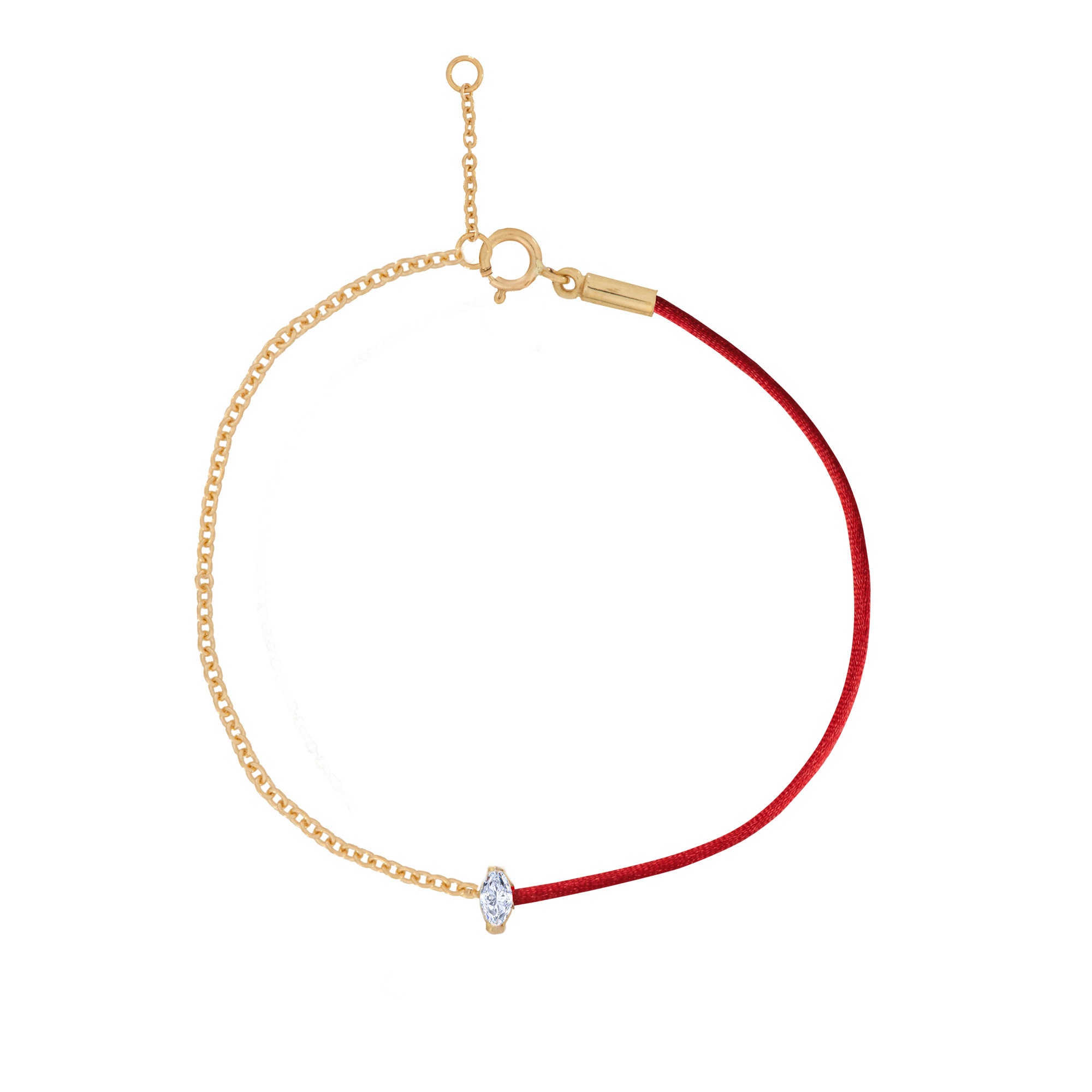 Diamond String Bracelet Custom String Bracelet Nylon String Etsy