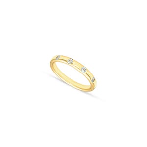 Multiple Birthstone Ring • Family Birthstone Ring • Stackable Gold Ring • Dainty Birthstone Jewelry • Personalized Birthstone • Gift for Mom