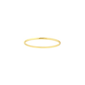 Ultra Thin Gold Ring - 1mm Eternity Ring | 1mm Ring Band, Thin Solid Gold Ring, Dainty Gold Ring, Simple Wedding Band, Thin Gold Ring 14k
