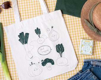 Screen printed »Soul Veggie« Bag