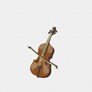 Broderidesign för cello för maskin | Musikinstrumentfiler