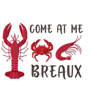 Cajun embroidery design files for machine, 5 sizes