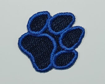 Paw Print Applique Machine Embroidery Design, 11 sizes