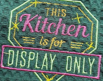Funny Kitchen Sayings Embroidery Designs: Adult Humor Machine Files